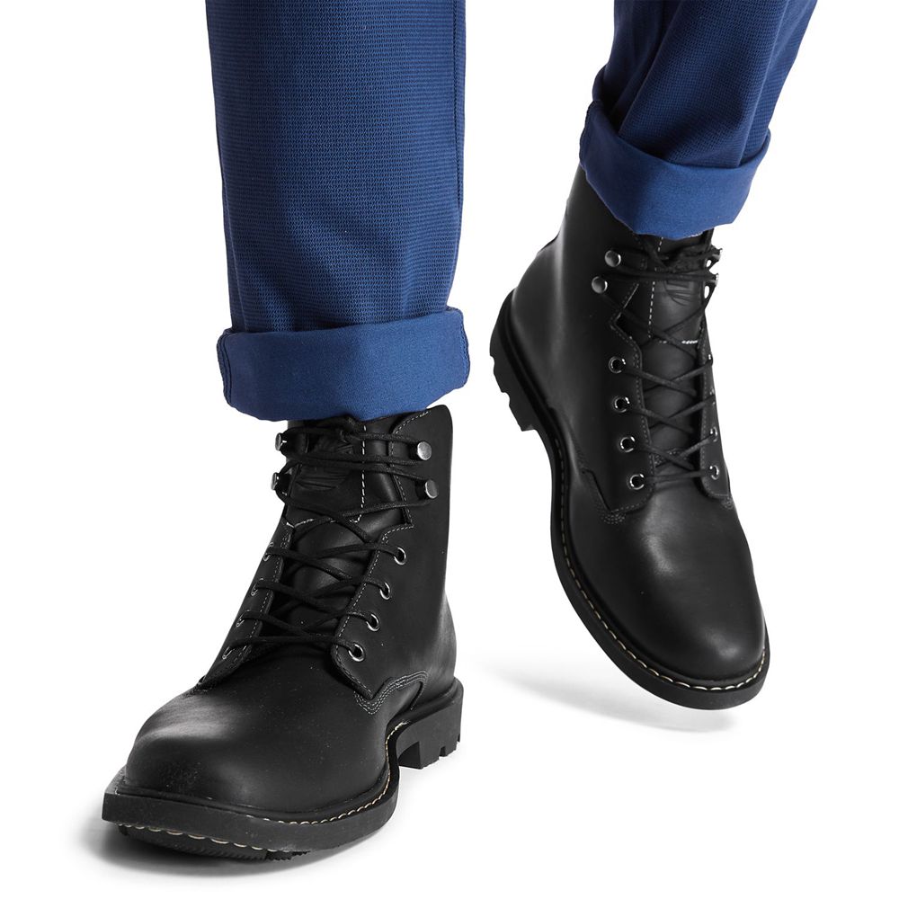 Botas Masculino - Timberland 6-Inch Belanger Ek+ Impermeavel - ZXBKO3806 - Pretas